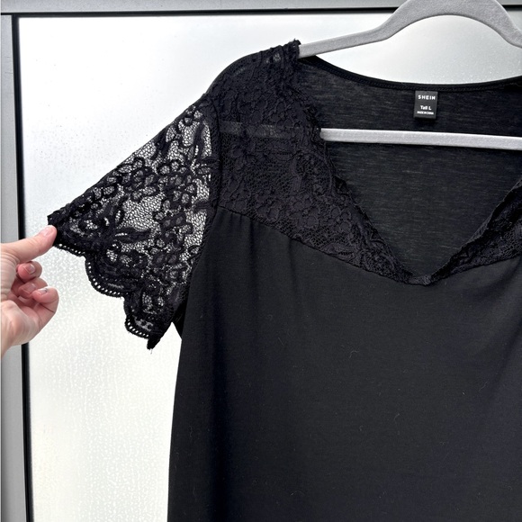 SHEIN TALL | Lace Short Sleeve - Picture 5 of 6